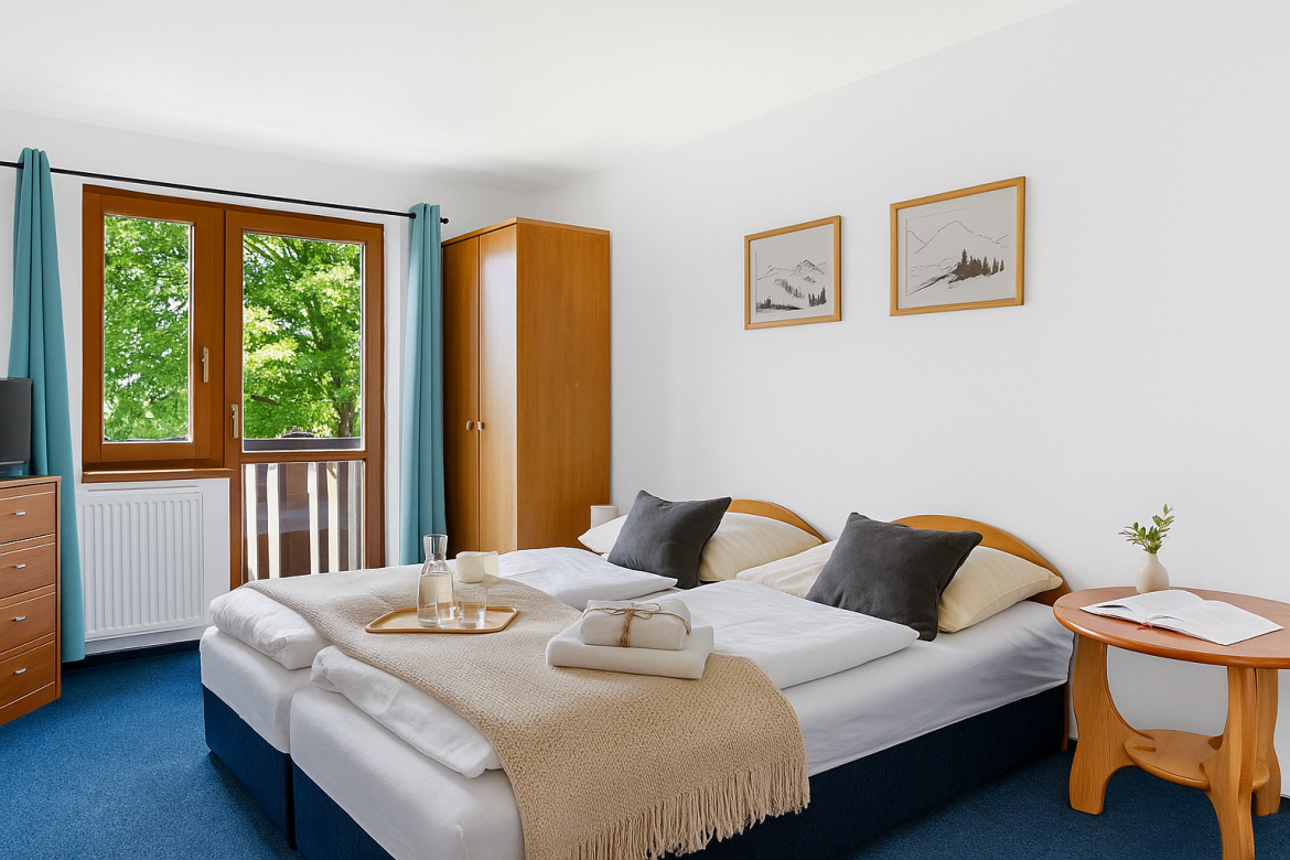 Deluxe Double Franz – balkon & výhled na hory