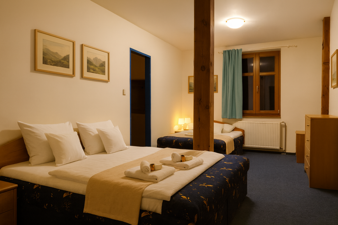 Triple Bath Franz (3 lůžka, vana)